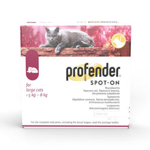 Load image into Gallery viewer, Vetoquinol Profender Spot-On Solution for Cats x 2 Pipettes
