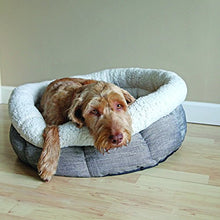 Load image into Gallery viewer, Rosewood Deep Tweed Teddy Bear Round Dog Bed
