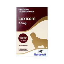 Load image into Gallery viewer, Loxicom Chewable Tablet Anti-Inflammatory/Pain Relief in Dogs x 100 Tablets

