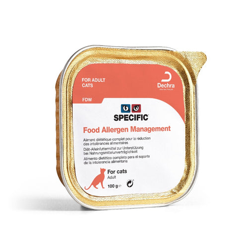 Dechra SPECIFIC FDW Food Allergen Management Wet Cat Food 7 x 100g