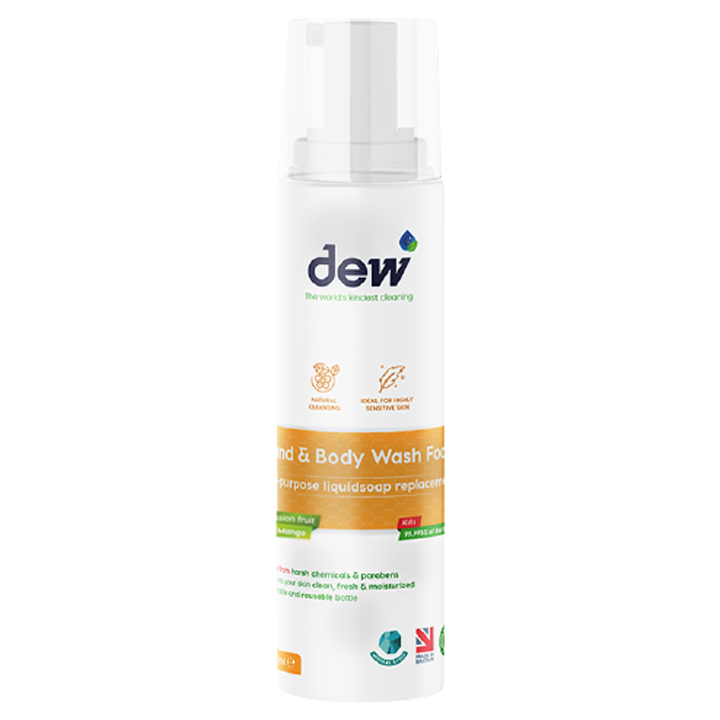 Dew Hygiene Hand & Body Wash Foam Eco-Friendly Cleanser 250ml - All Fragrances