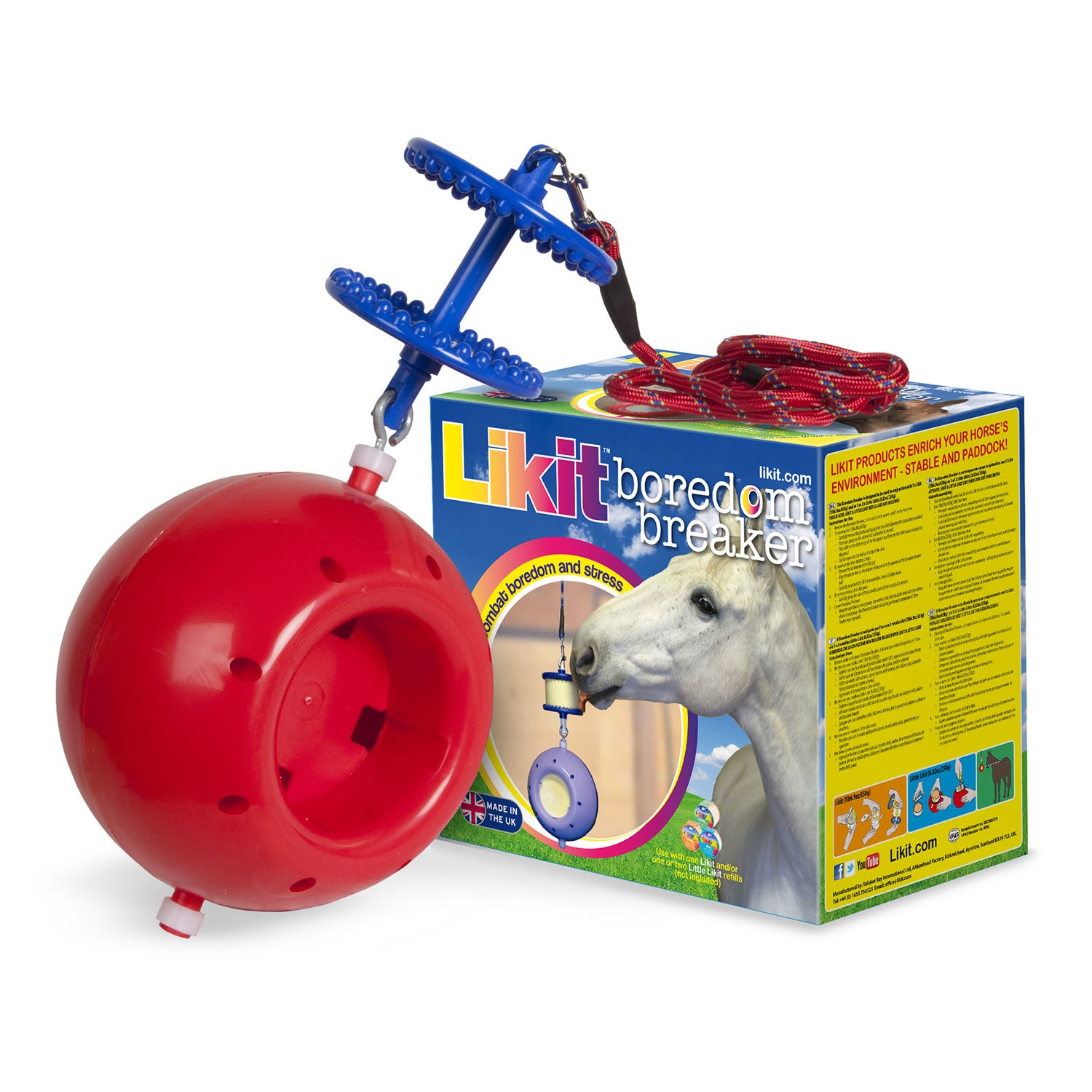 Likit Boredom Breaker For Horses And Ponies- Various Colours