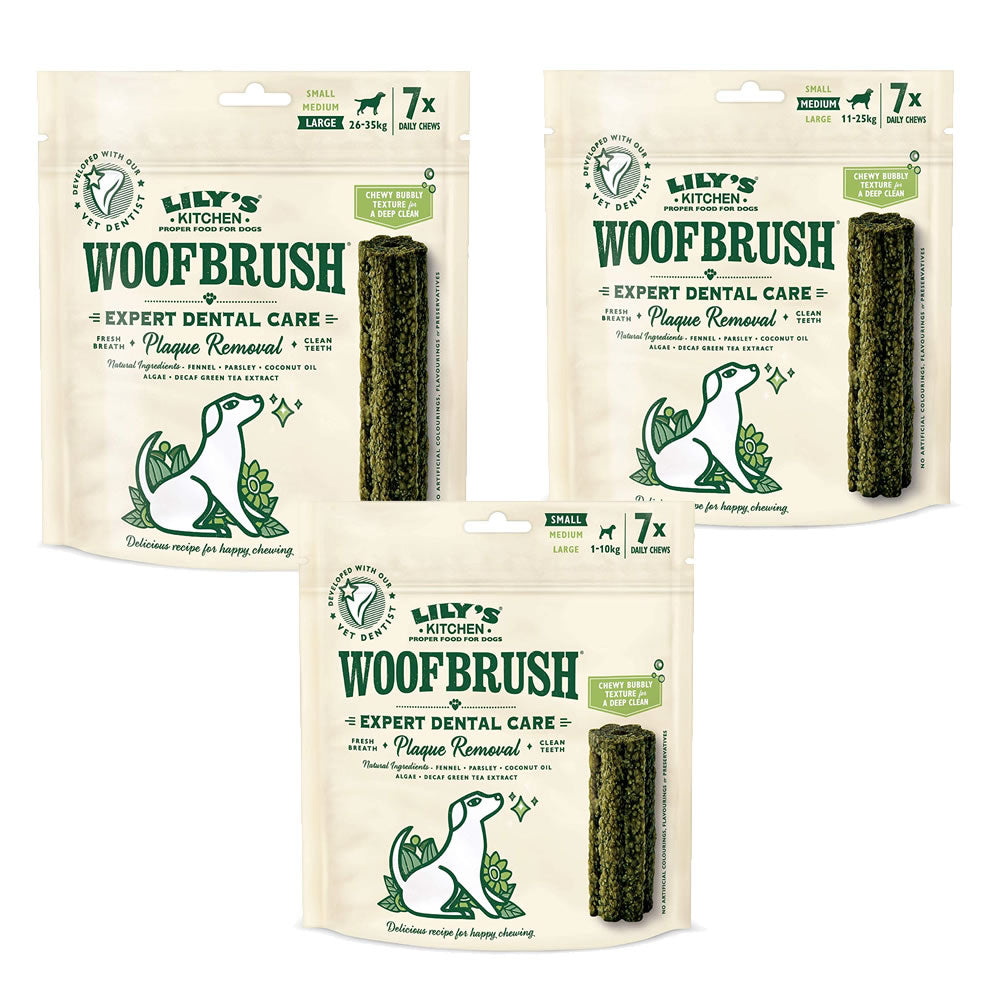 Lily's Kitchen Woofbrush Dog Dental Treat All Sizes Direct4Pet