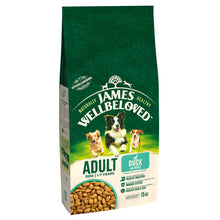 Load image into Gallery viewer, James Wellbeloved Duck &amp; Rice Adult Dog Food
