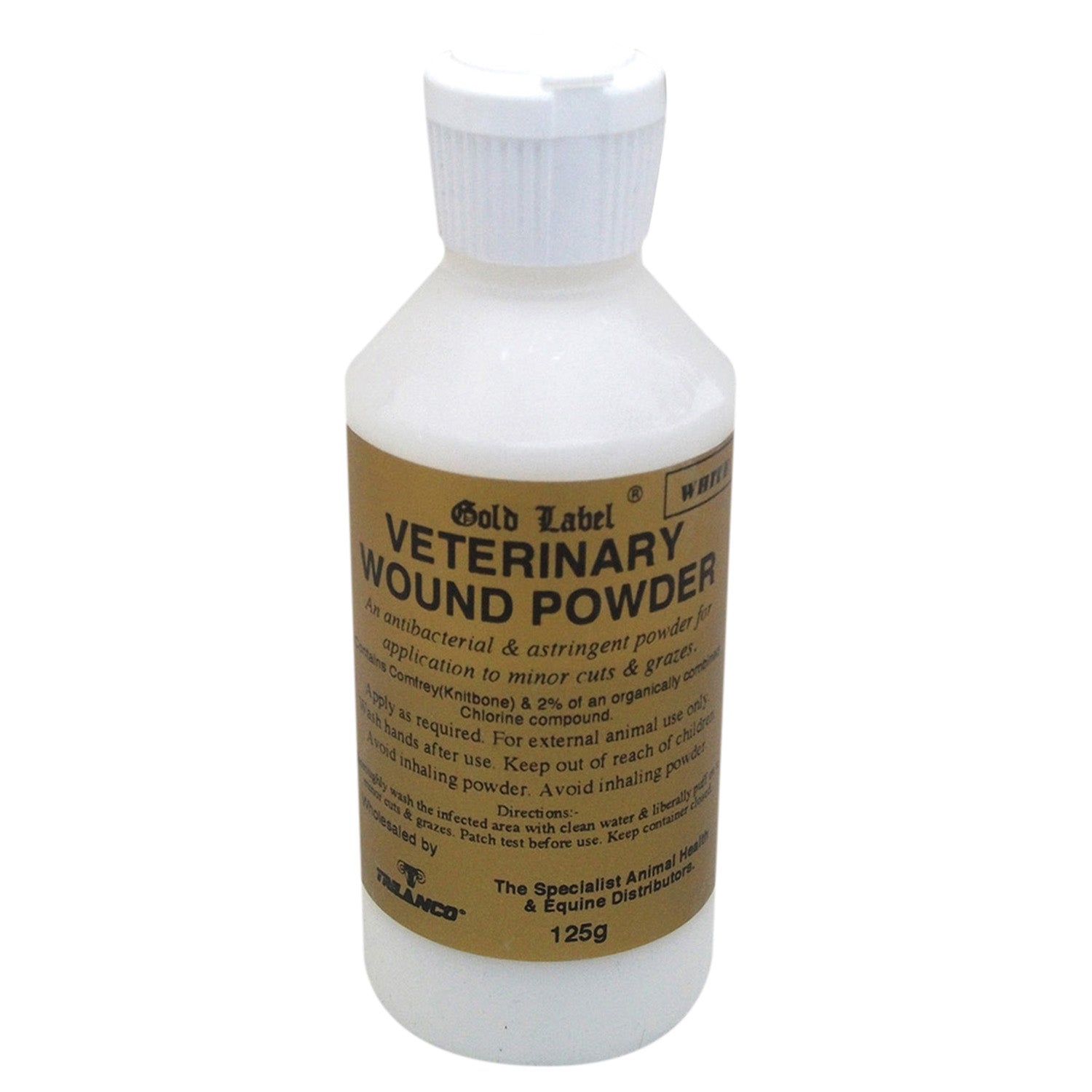 Gold Label Veterinary Would Powder White 125g