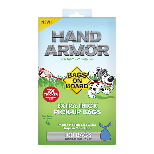 Bags On Board Hand Armour Extra Thick Pick-Up Bags x 100