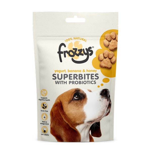 Frozzys Superbites with Probiotics Treats 100g - All Flavours