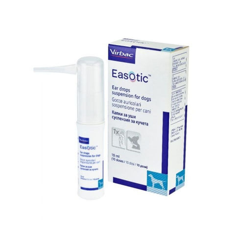 Virbac EasOtic Ear Drops for Dogs 10ml