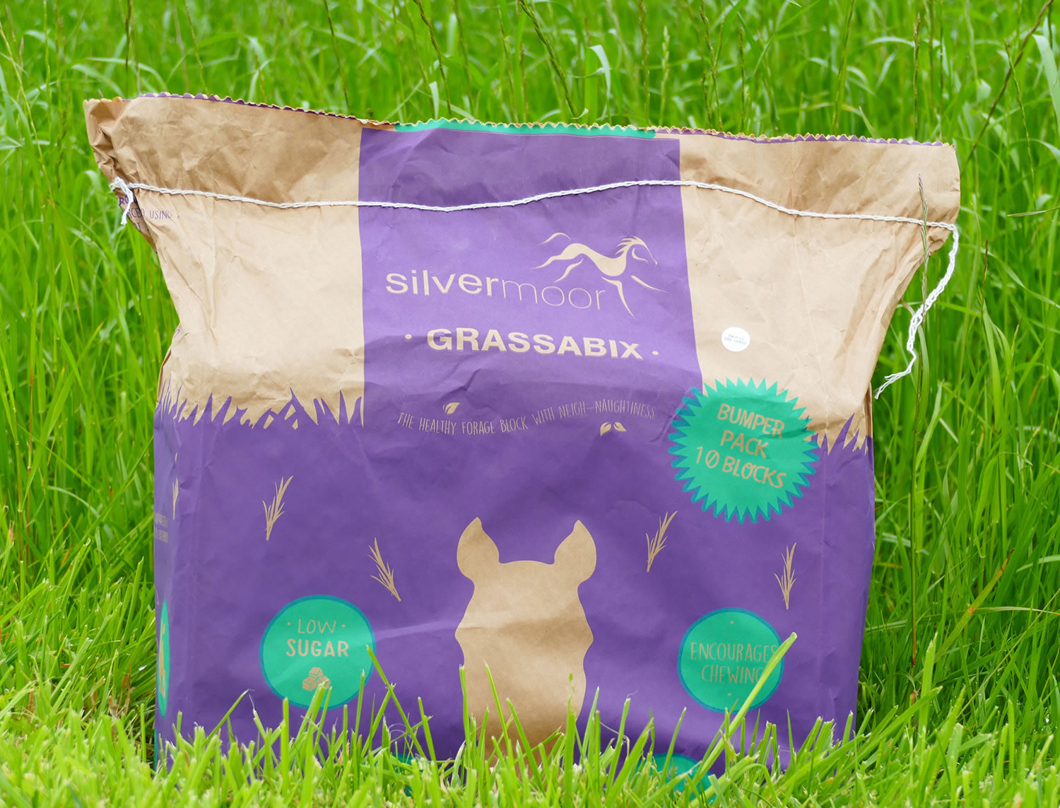 Silvermoor Grassabix Dried Grass Bumper Pack 10kg For Horses 