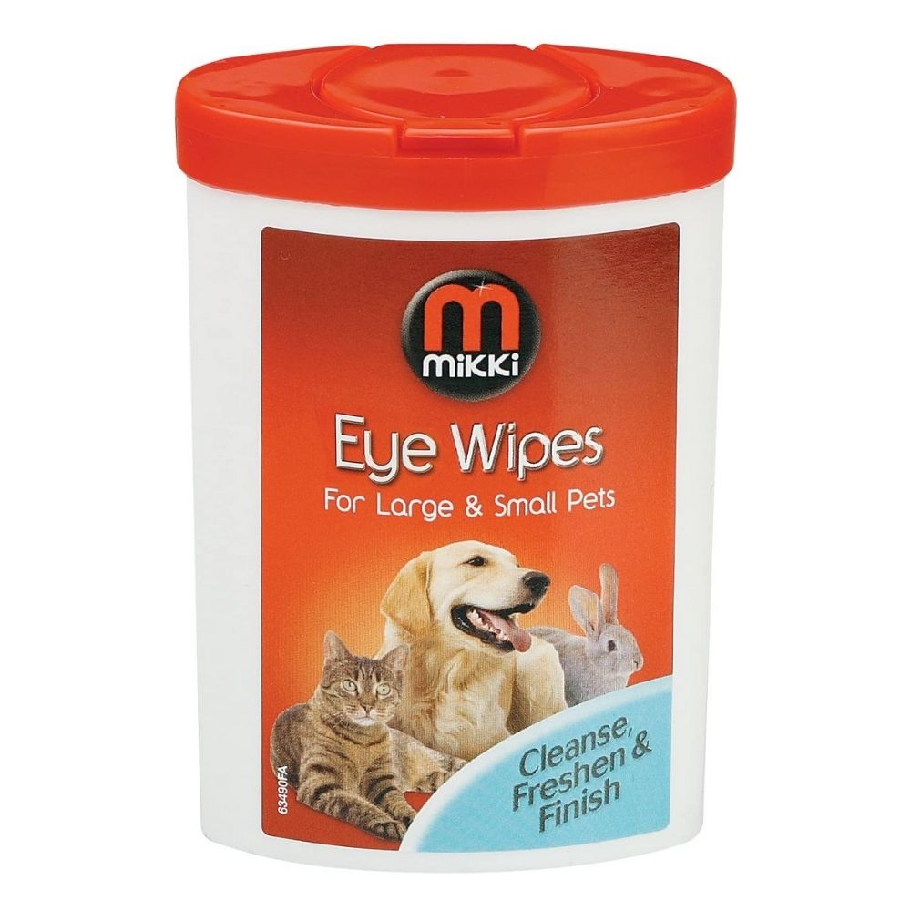 Mikki Eye Cleaning Wipes For Dogs Tub Of 17