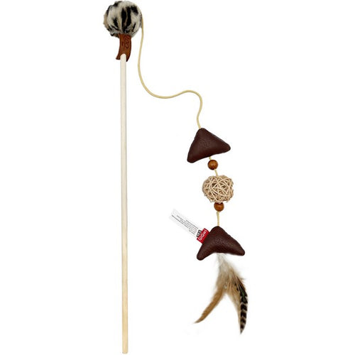 GiGwi Eco Line Cat Feather Teaser Toy With Silvervine