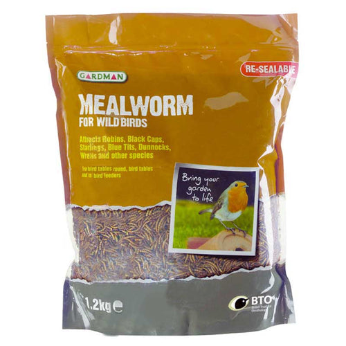 Gardman Mealworm Bird Food Pouch 1.2kg