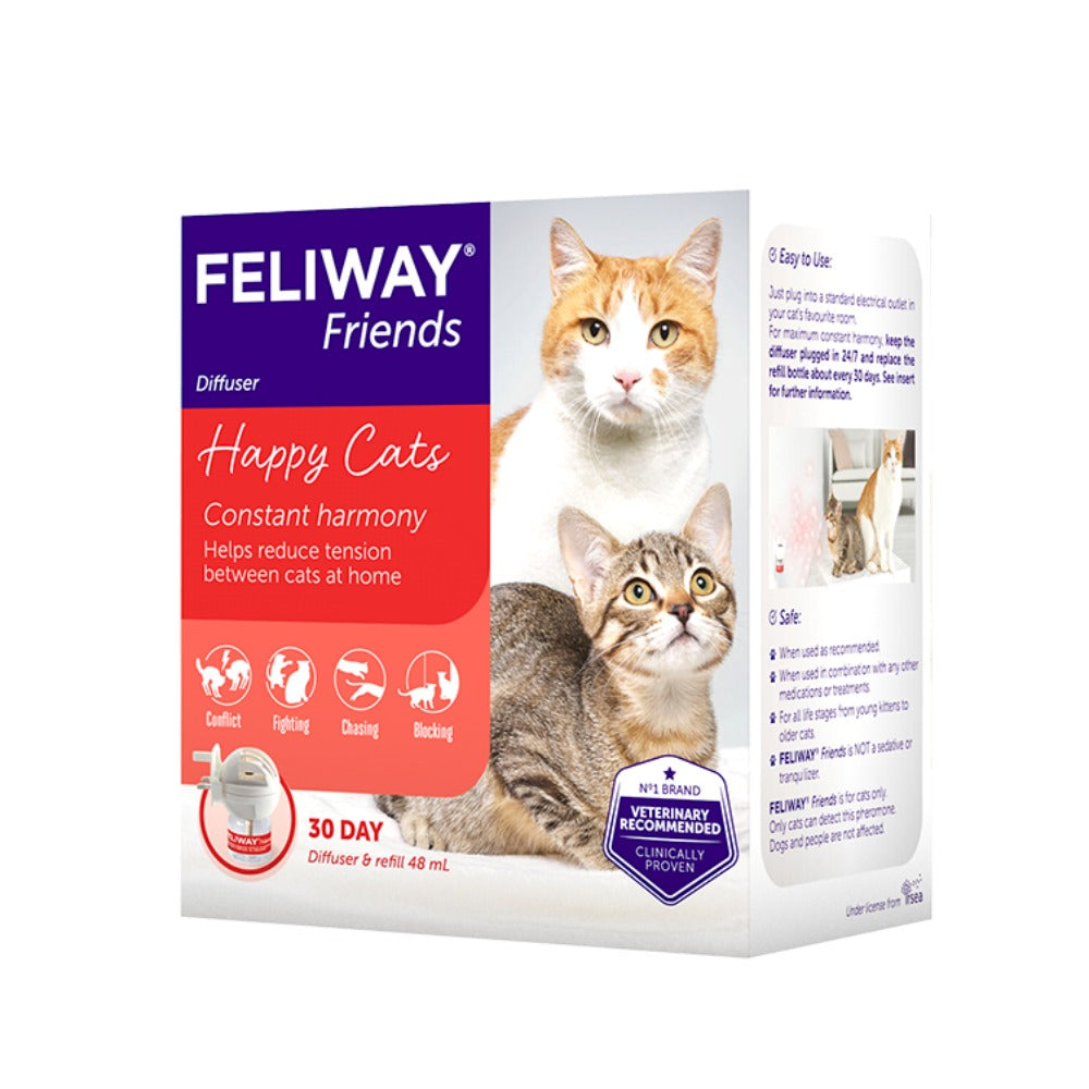 Feliway Friends Diffuser & Refill Packs 48ml