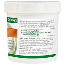 Load image into Gallery viewer, Vet&#39;s Best Eye Cleaning Pads for Dogs - Pack of 100
