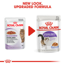 Load image into Gallery viewer, Royal Canin Sterilised Adult In Jelly Wet Cat Food For Cats 12 x 85g
