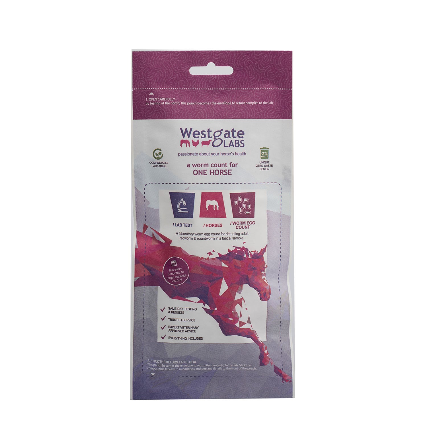 Westgate Laboratories Worm Count Kit For Horses- 1 Pack