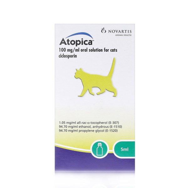 Atopica Oral Chronic Dermatitis Solution for Cats and Dogs