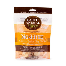 Load image into Gallery viewer, Earth Animal No Hide Recipe Dog Chews 2 Chews Per Pack - All Flavours &amp; Sizes
