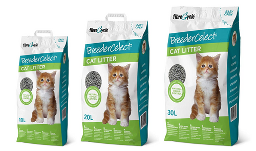 Breeder Celect Absorbent Paper Pellet Cat Kitten Litter
