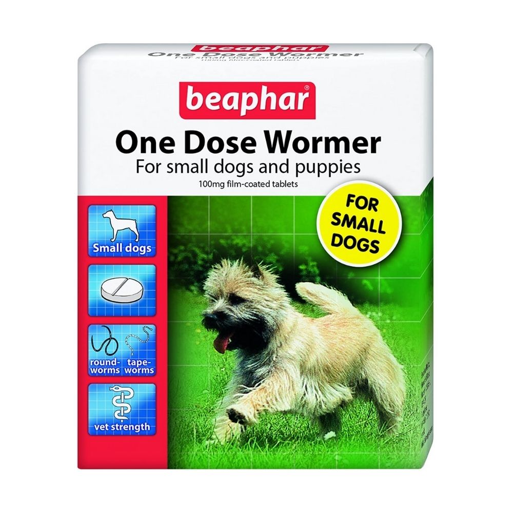 Beaphar One Dose - Small Dog Wormer Treatment 3 Tablets