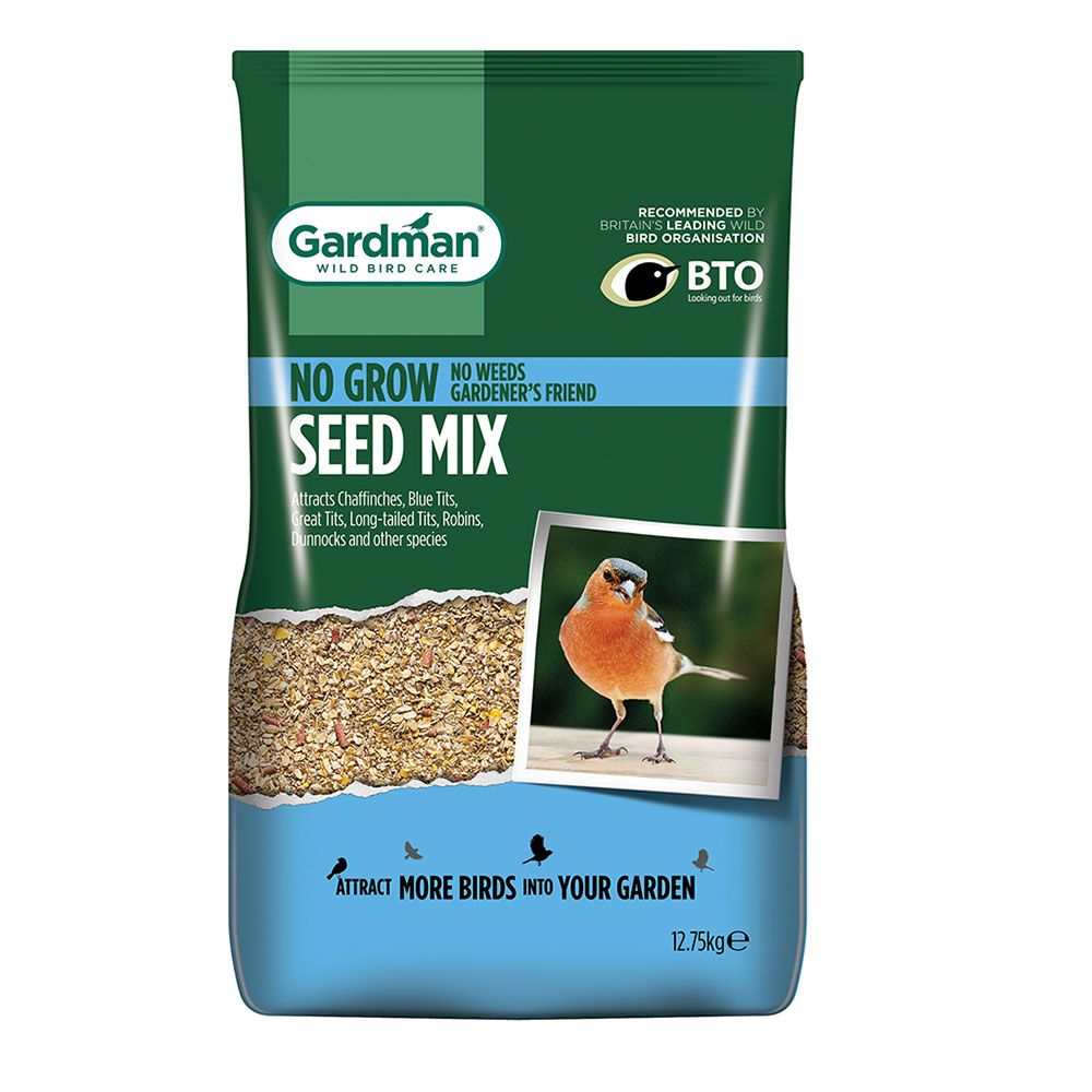 Gardman High Quality No Grow Bird Seed Mix 12.75kg