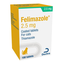 Load image into Gallery viewer, Dechra Felimazole Coated Tablets For Cats x 100 Tablets

