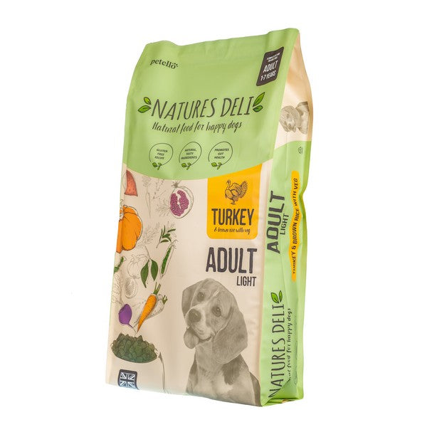 Natures Deli Adult Dried Dog Food Light Turkey and Rice