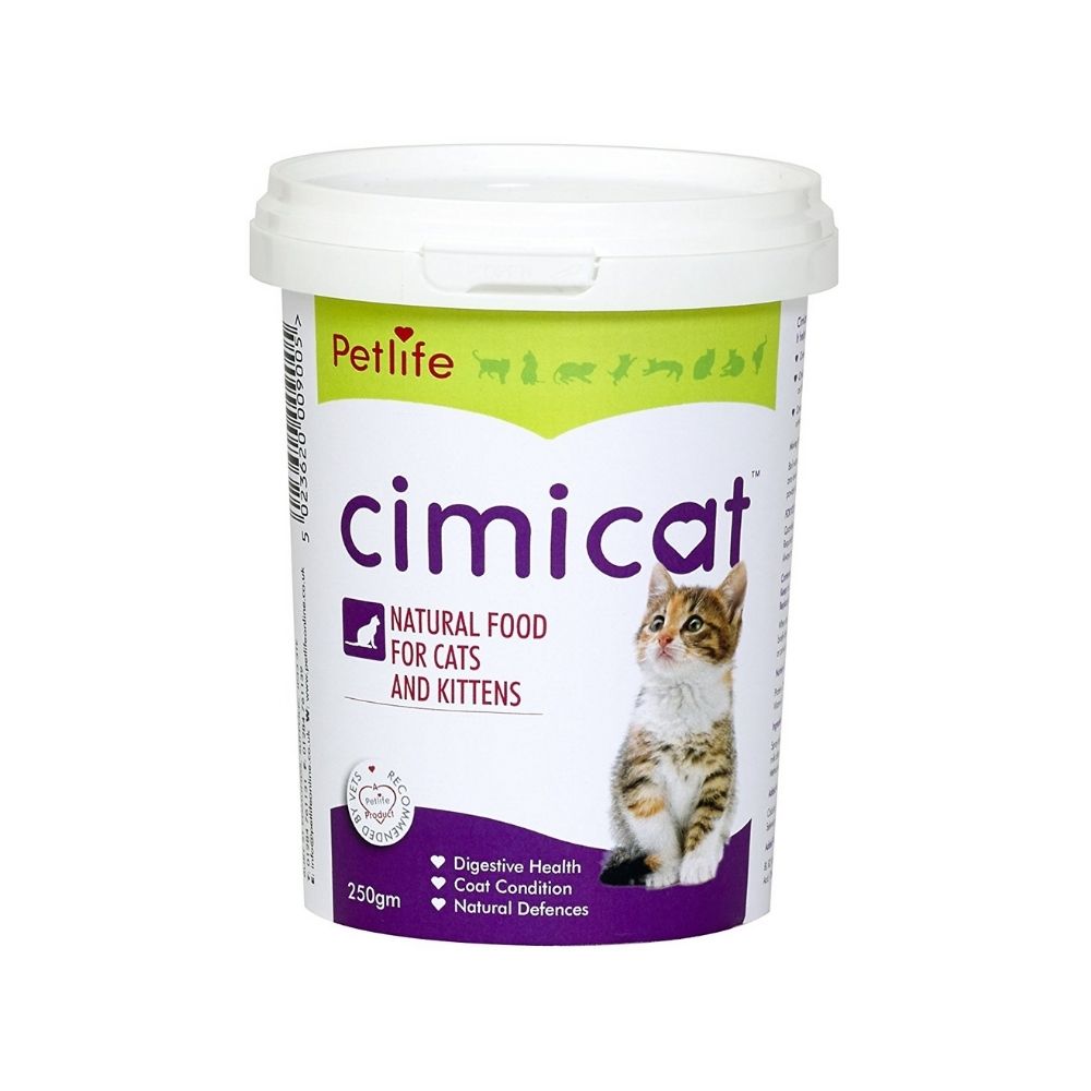 Cimicat Cat Kitten Natural Milk Substitute Natural Digestive Health 250gm Tub