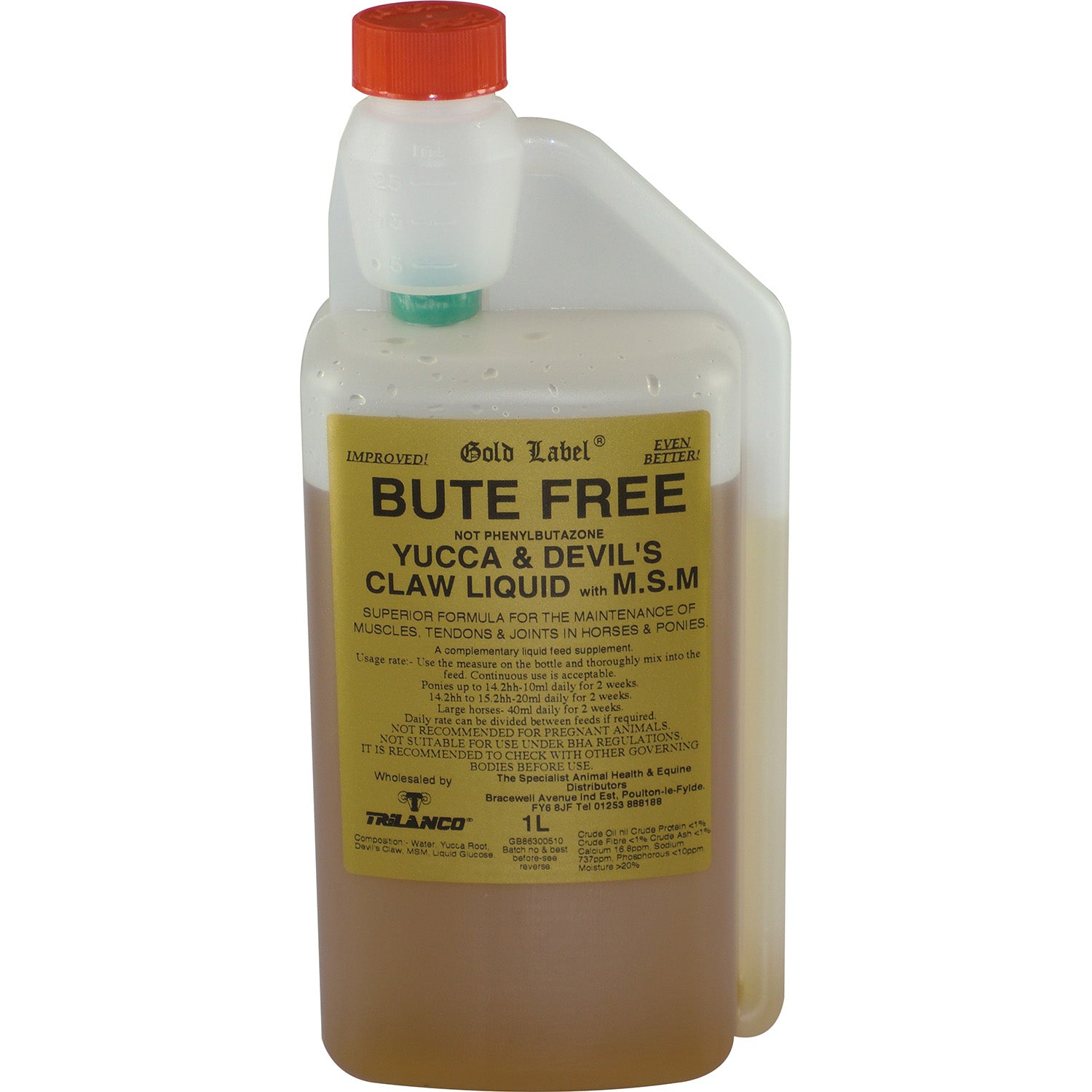 Gold Label Bute Free For Healthy Joints- Various Sizes