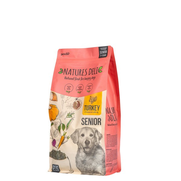 Natures Deli Senior Dried Dog Food Turkey and Rice