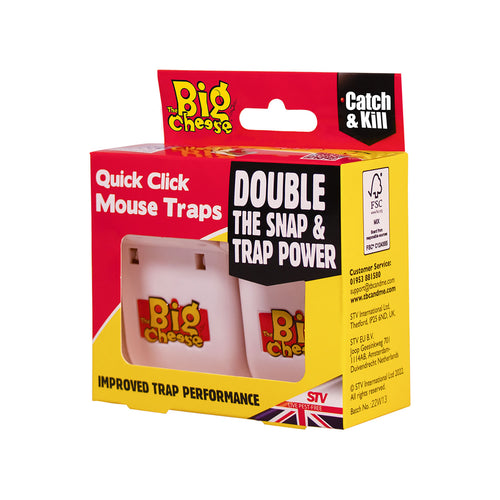 The Big Cheese Quick Click Mouse Trap 2 Pack
