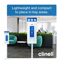 Load image into Gallery viewer, Clinell Touch Free Hand Sanitiser Standing Dispenser Kit - For Professional Use
