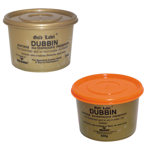Gold Label Dubbin Natural Softening Waterproof Protection- Various sizes