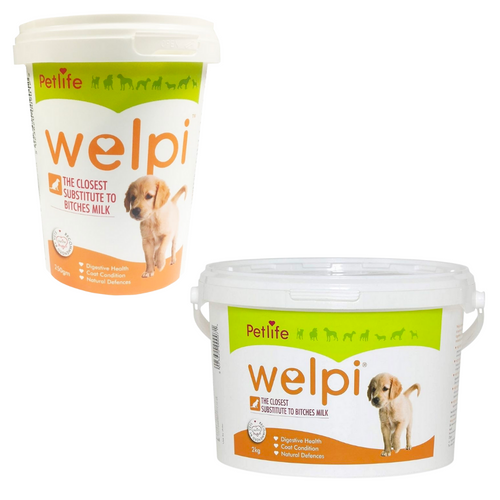 Welpi Milk Substitute Whelping Formula For Puppies Bitches Ageing Dogs- Various Sizes