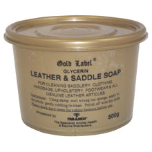 Load image into Gallery viewer, Gold Label Glycerin Leather And Saddle Soap - Various sizings
