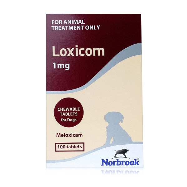 Loxicom Chewable Tablet Anti-Inflammatory/Pain Relief in Dogs x 100 Tablets