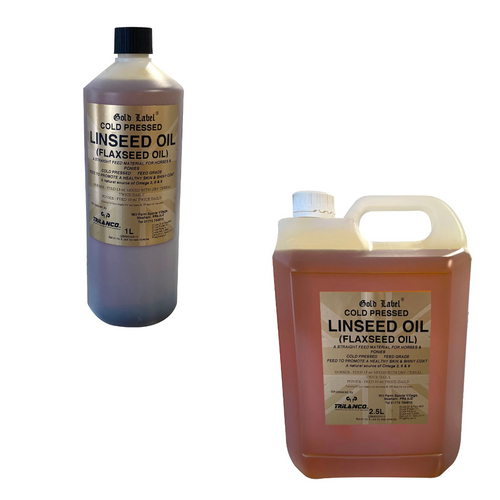 Gold Label Linseed Oil For Horses- Various Sizes 