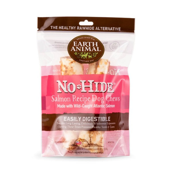 Earth Animal No Hide Recipe Dog Chews 2 Chews Per Pack - All Flavours & Sizes