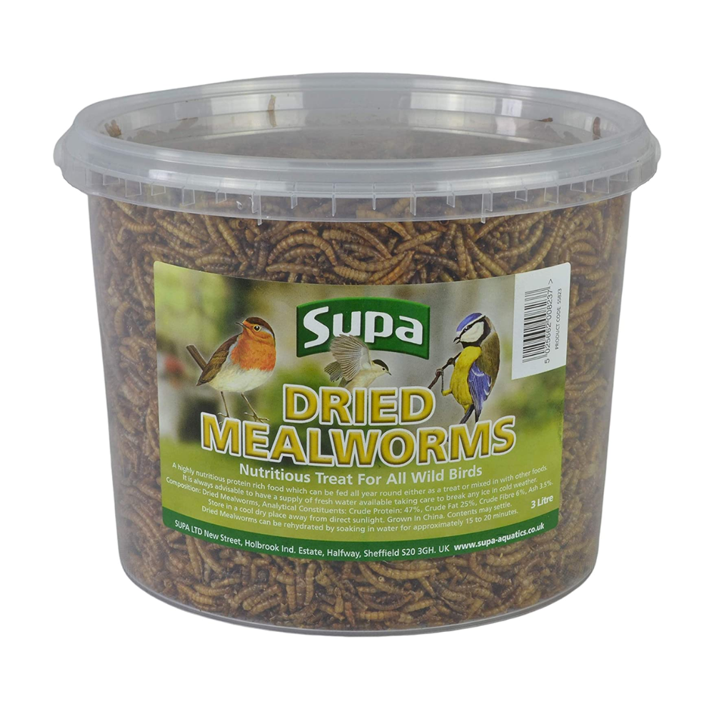 Supa Dried Mealworms 3L