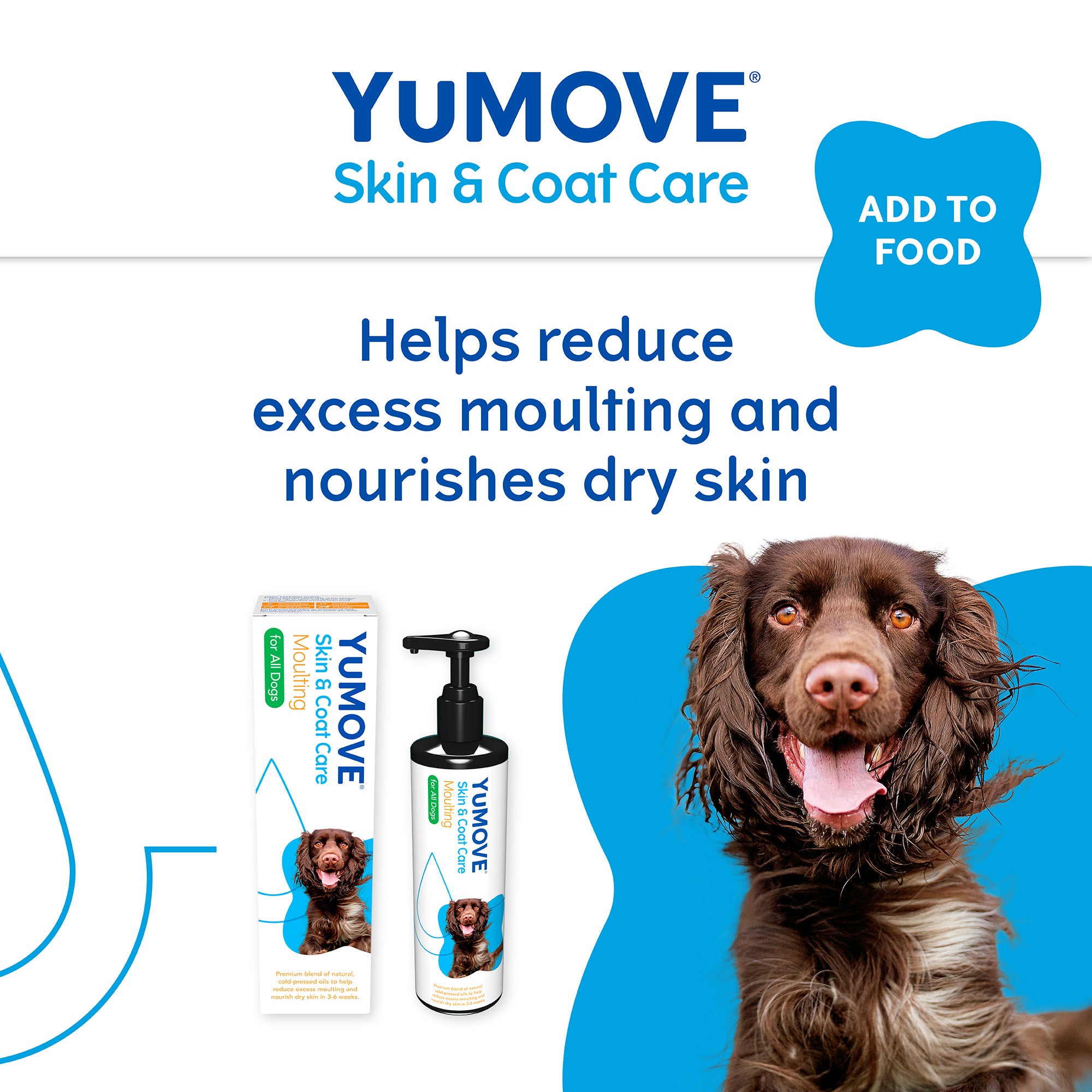 YuMOVE Skin Coat Care Moulting for Adult Dogs 500ml