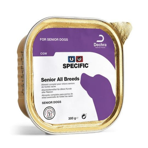 Dechra Specific CGW Senior Dog All Breeds Wet Foil Trays 6 x 300g
