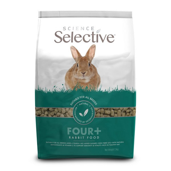 Supreme Science Selective Nutritional Food For Rabbits 4 + Years - All Sizes