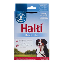 Load image into Gallery viewer, Company Of Animals Halti Dog Headcollar Red
