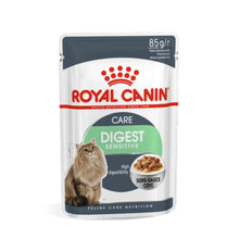 Load image into Gallery viewer, Royal Canin Wet Cat Food Digestive Care In Gravy Pouch 48 x 85 g
