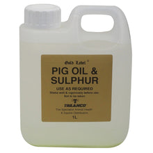 Load image into Gallery viewer, Gold Label Pig Oil And Sulphur For Horses- Various Sizes
