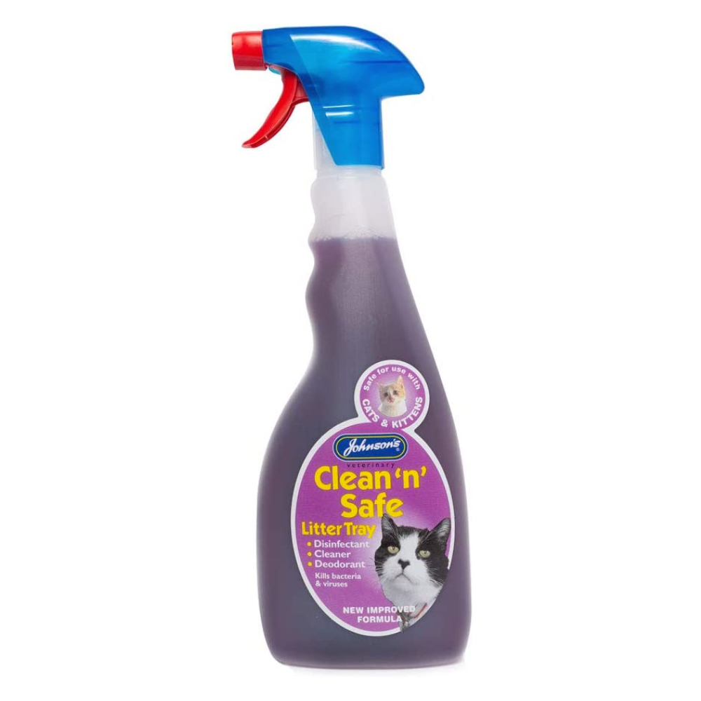 Johnson's Clean 'N' Safe Litter Tray Cleaning Disinfectant 500ml