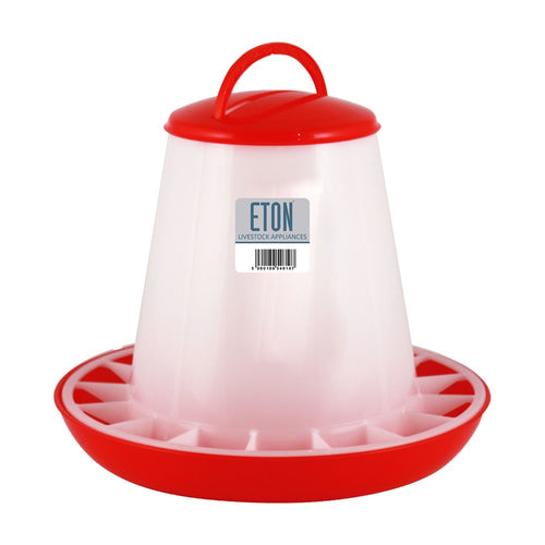 Eton Tsf Poultry Feeder Red - Various Sizings