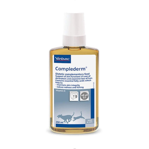 Virbac Complederm Complementary Feed For Pets 250ml