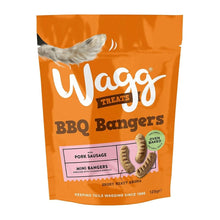 Load image into Gallery viewer, Wagg BBQ Mini Pork Sausage Bangers Dog Treats 125g
