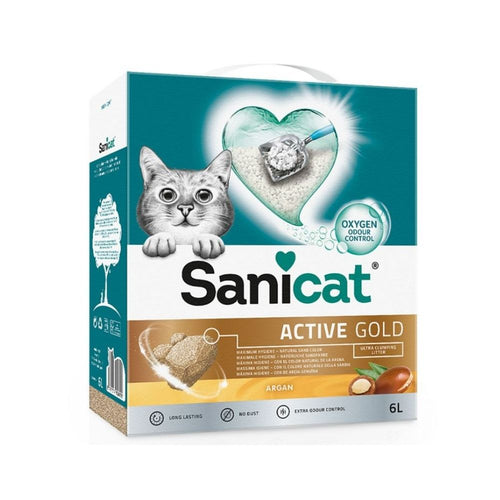 Sanicat Active Gold Cat Litter 6L
